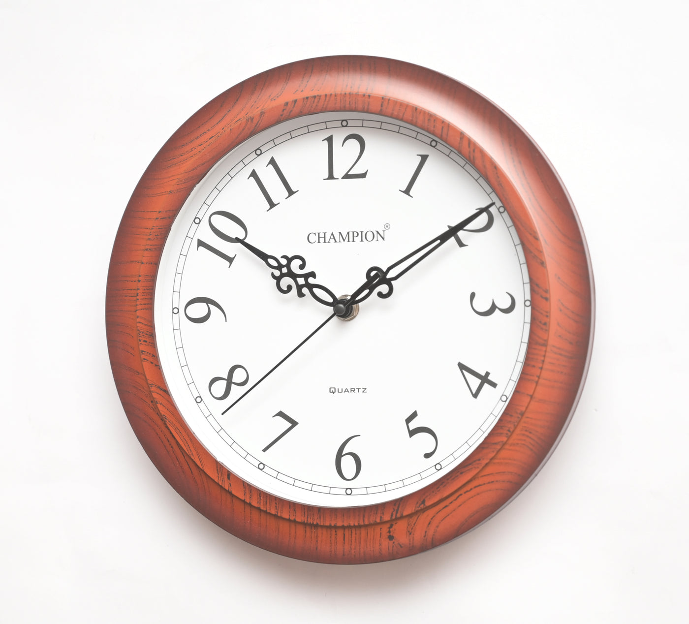 Champion 10" Brown Supersaver Wall Clock