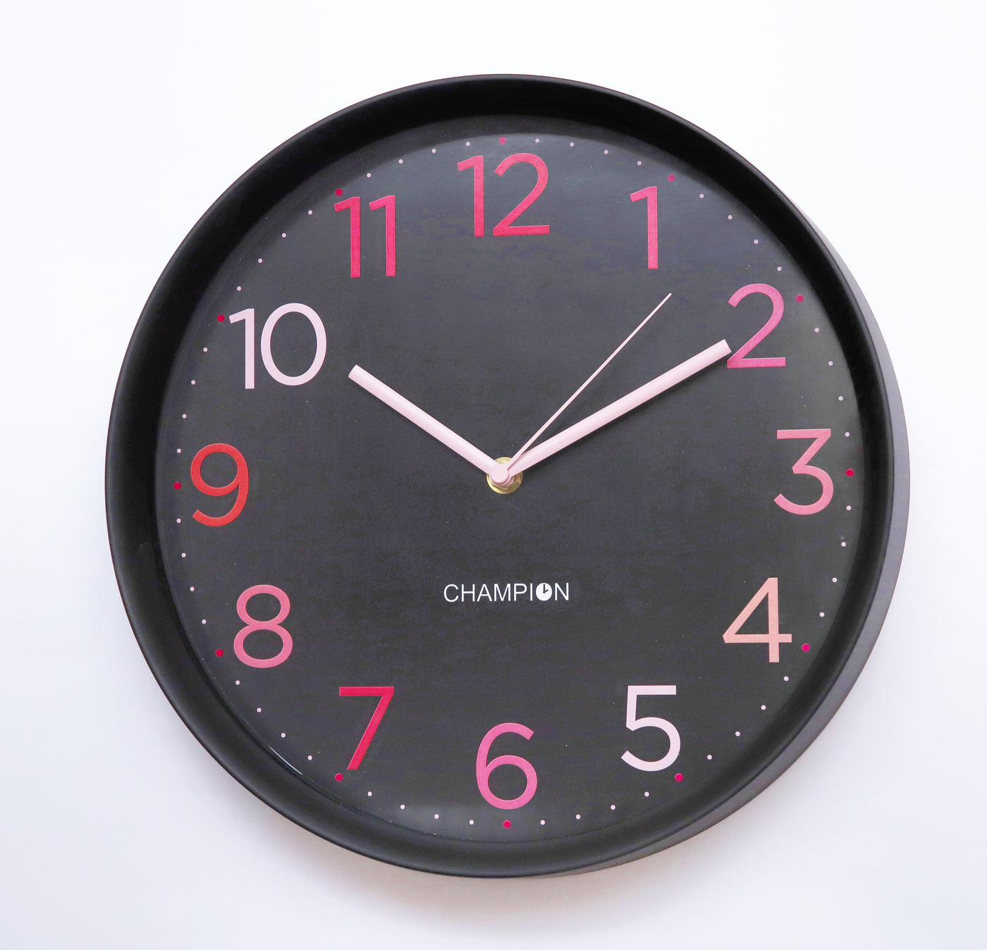 Champion 11.5″ Colorful Light Pink Needle Wall Clock