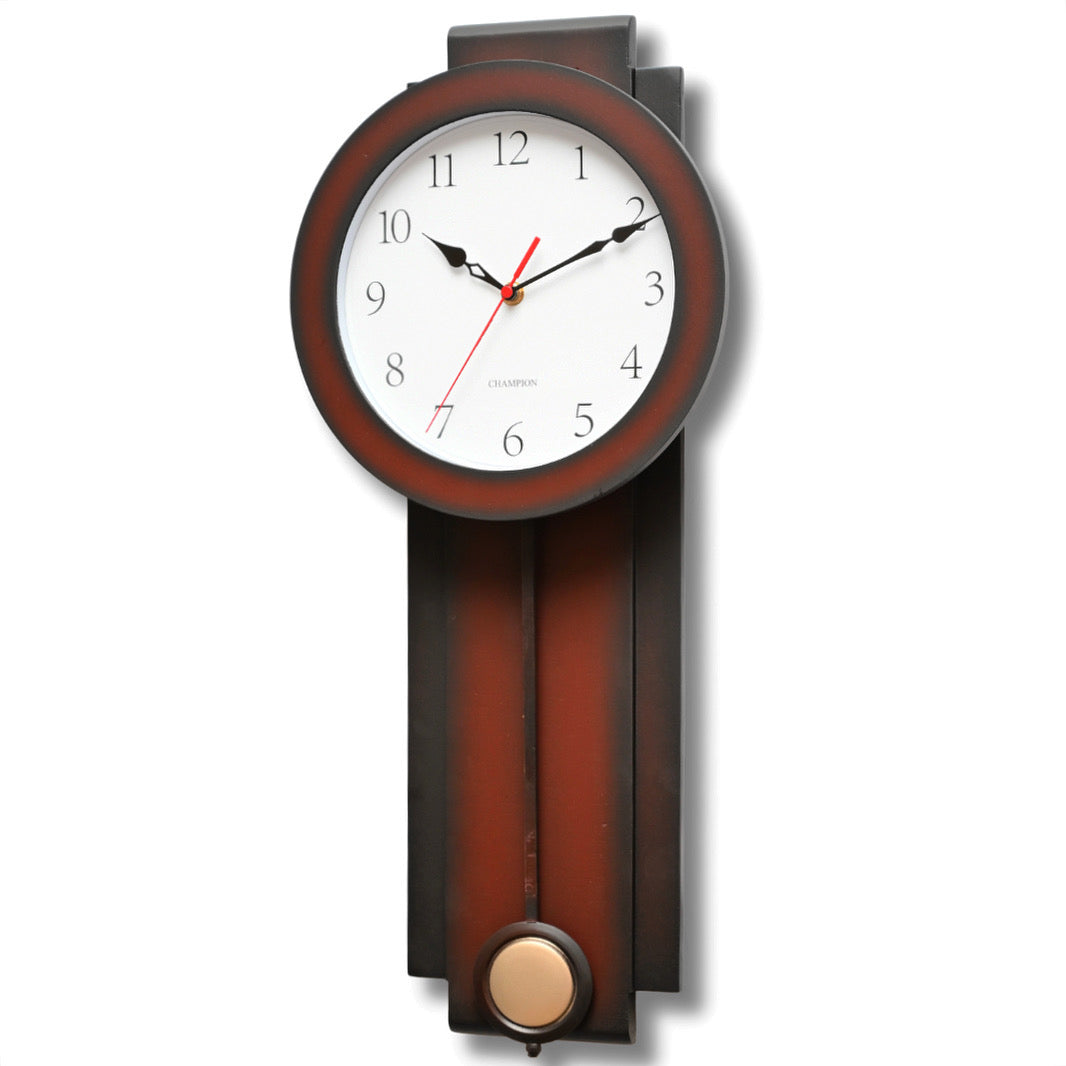 Champion Decent Walnut Pendulum Wall Clock