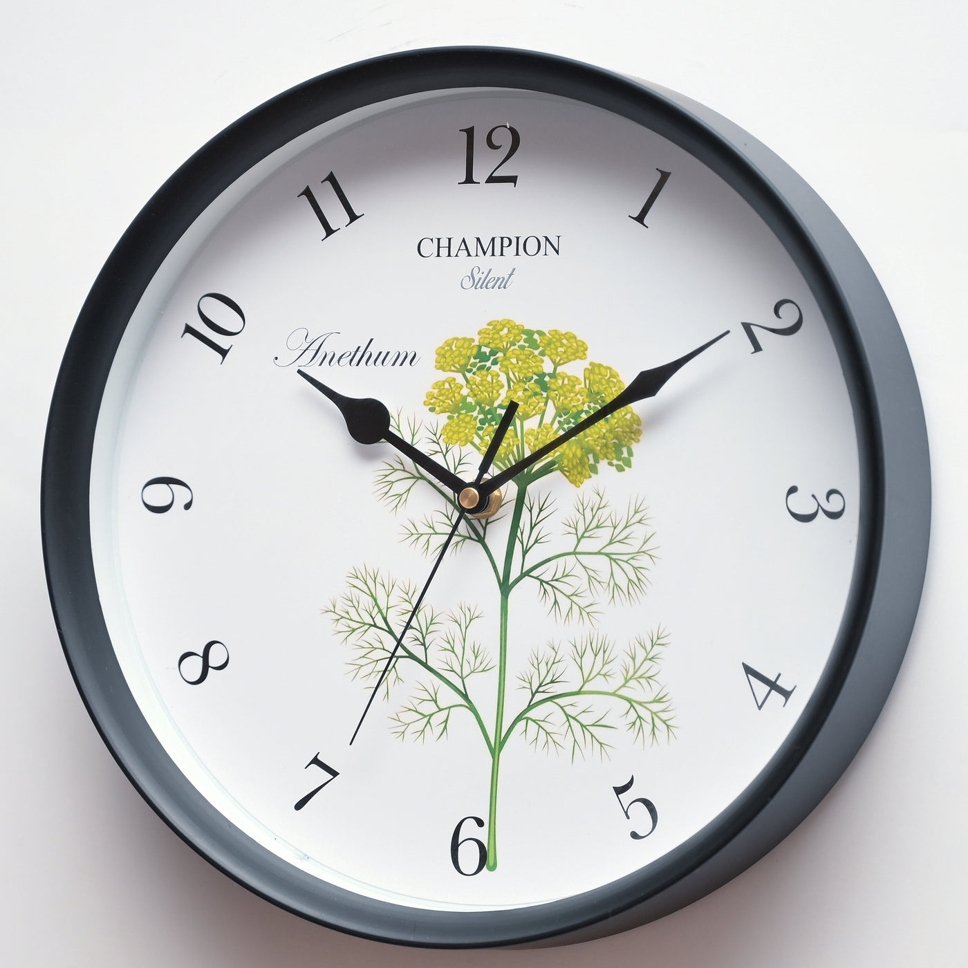 Champion 11.5" Green Plant Wall Clock