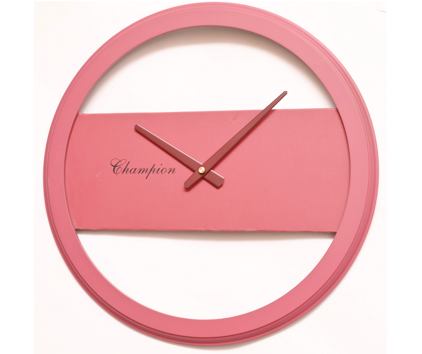 Champion's Handcrafted Novum Shell Pink Wall Clock