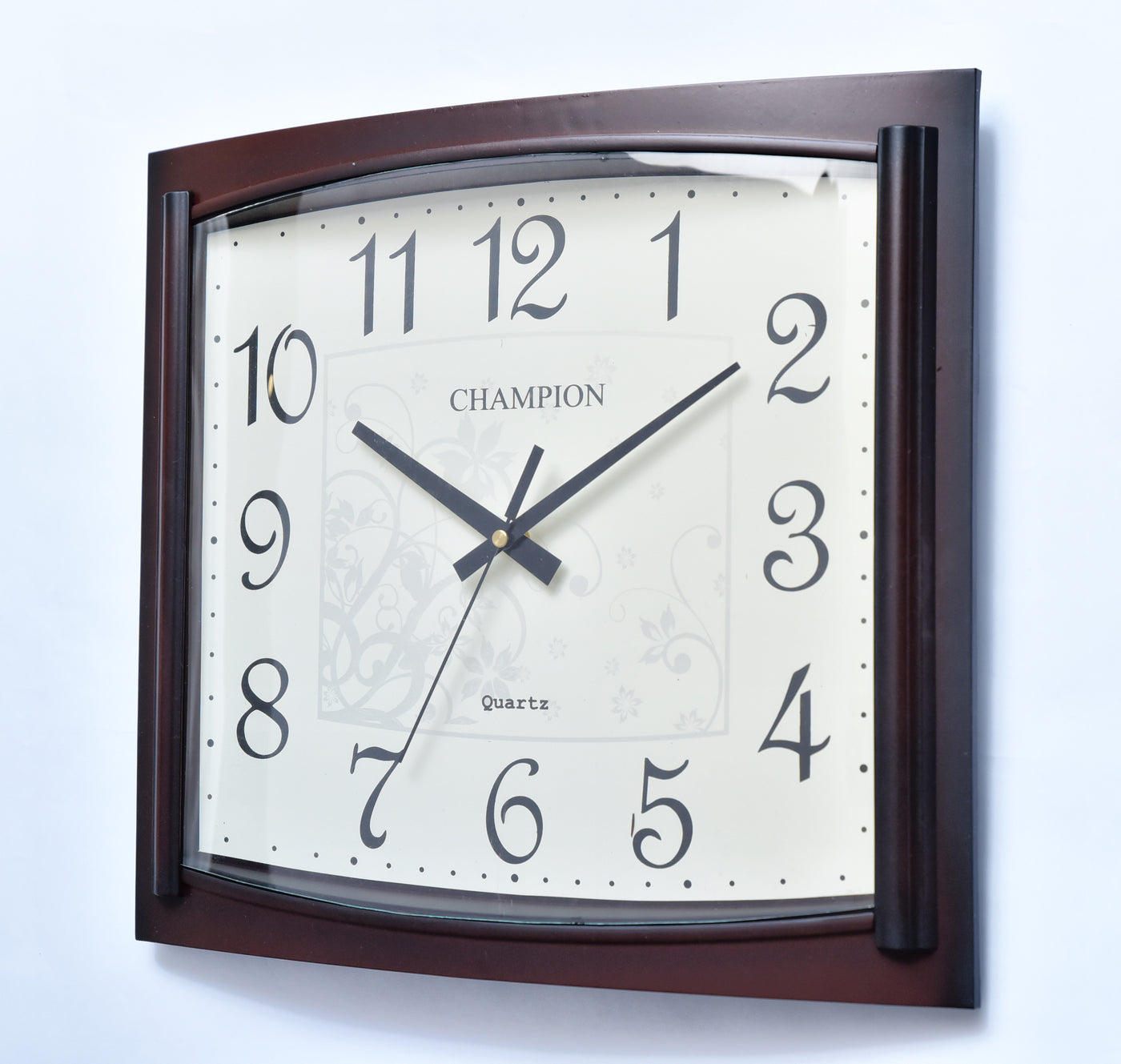 Champion Walnut Mahagony Square Wall Clock