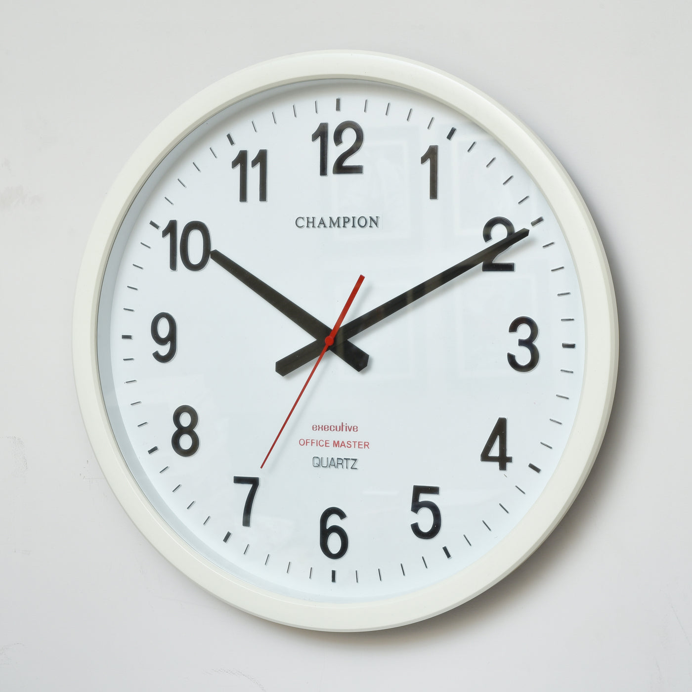 Champion 18″ White Office Wall Clock