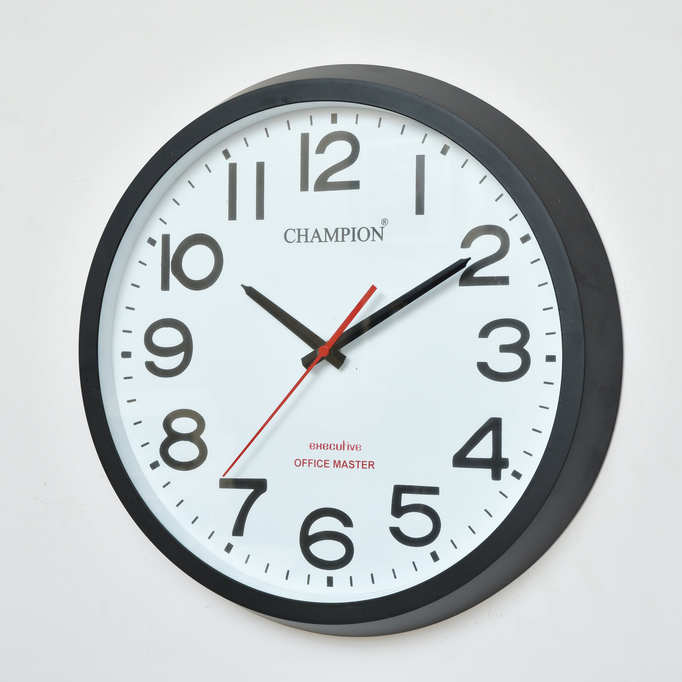 Champion 14″ Black Office Master Wall Clock