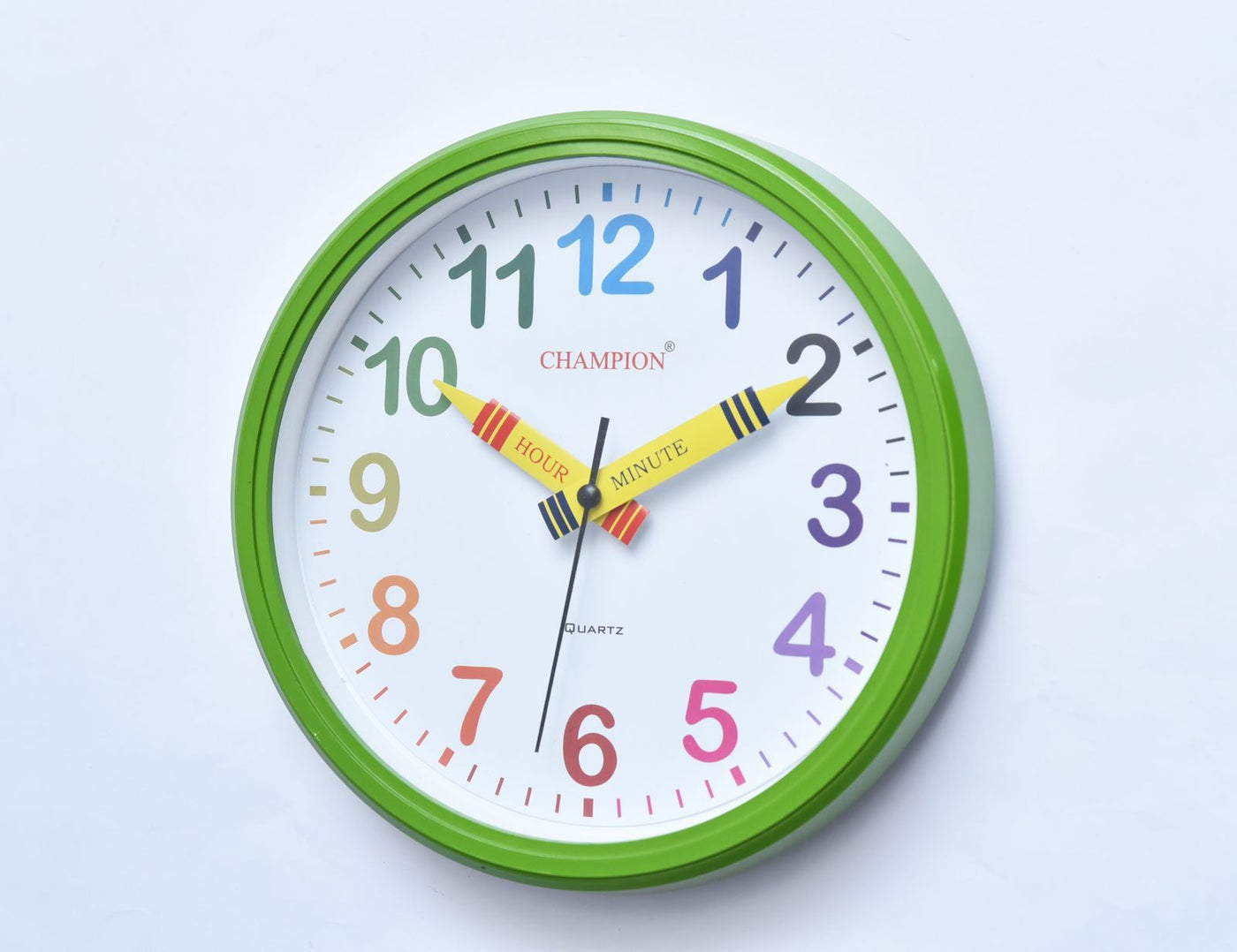 Champion 8″ Green Telling Time Teaching Clock